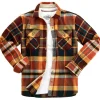 Hot Joe Browns Ready For Action Check Shirt Orange