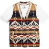 Cheap Joe Browns Ready For Adventure Waistcoat Blue / Cream