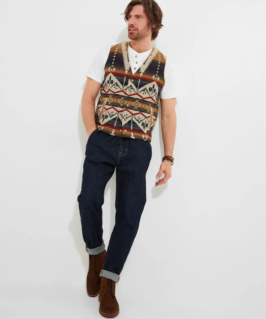 ready_for_adventure_waist_2.webp Cheap Joe Browns Ready For Adventure Waistcoat Blue / Cream