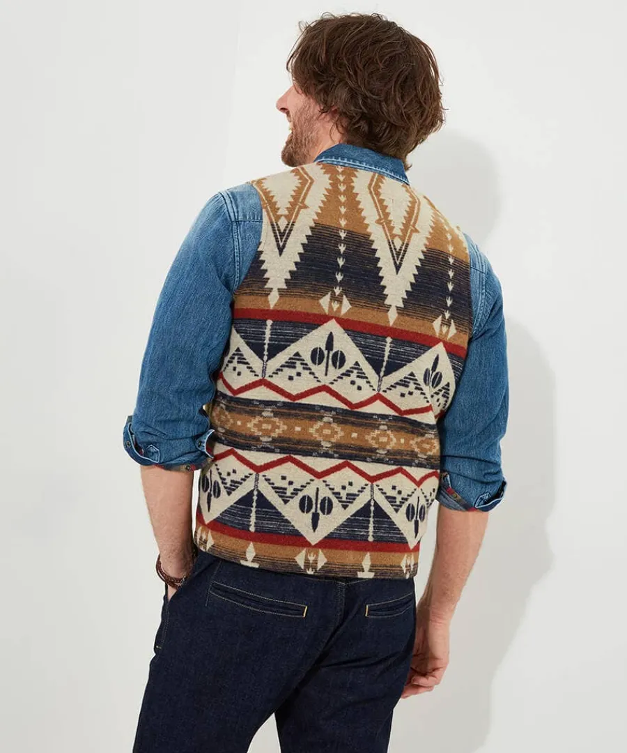 ready_for_adventure_waist_4.webp Cheap Joe Browns Ready For Adventure Waistcoat Blue / Cream