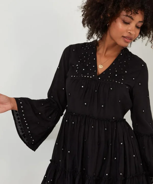Shop Joe Browns Reflections Tunic Black