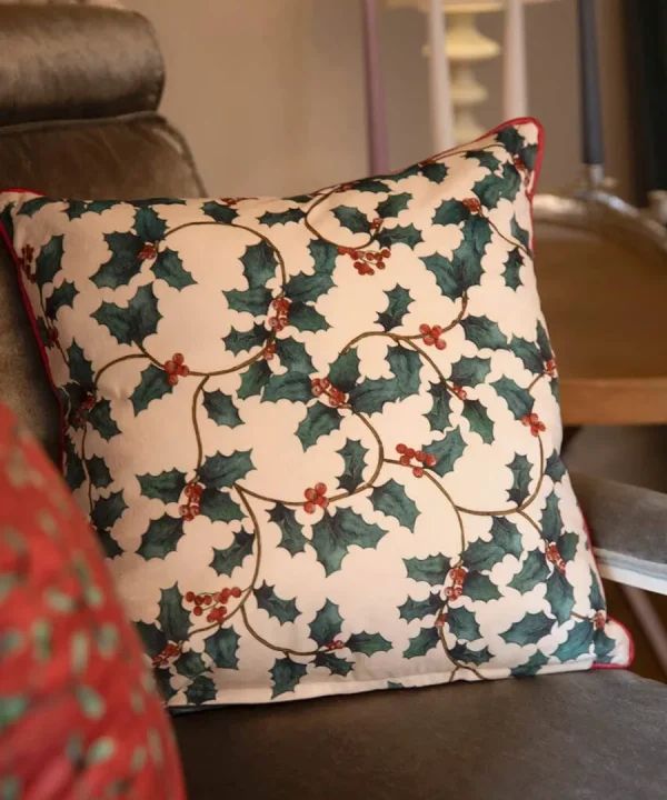 Cheap Joe Browns Remarkable Wreath Christmas Cushion Green