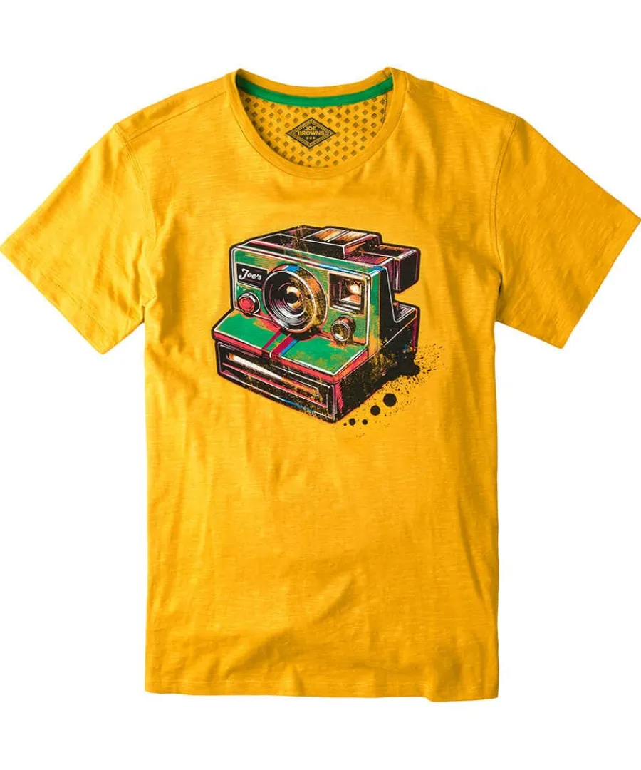 retro_camera_tee_0.webp Flash Sale Joe Browns Retro Camera Tee Yellow