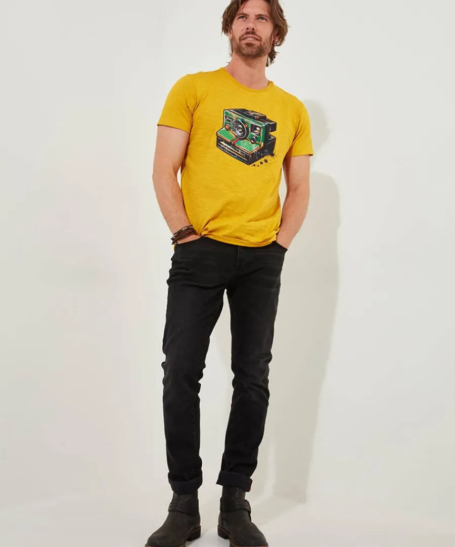 retro_camera_tee_1.webp Flash Sale Joe Browns Retro Camera Tee Yellow