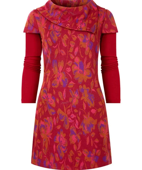 Best Joe Browns Rich Florals Jacquard Tunic Raspberry