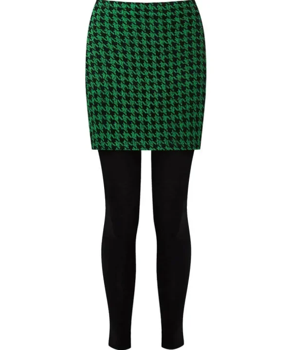 Flash Sale Joe Browns Rock Dogstooth Skirted Legging Green
