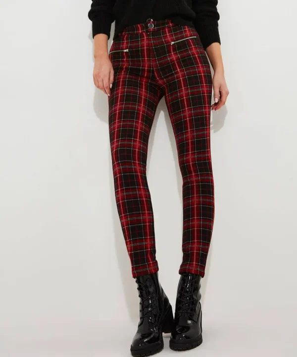 Fashion Joe Browns Rocker Check Trousers Red