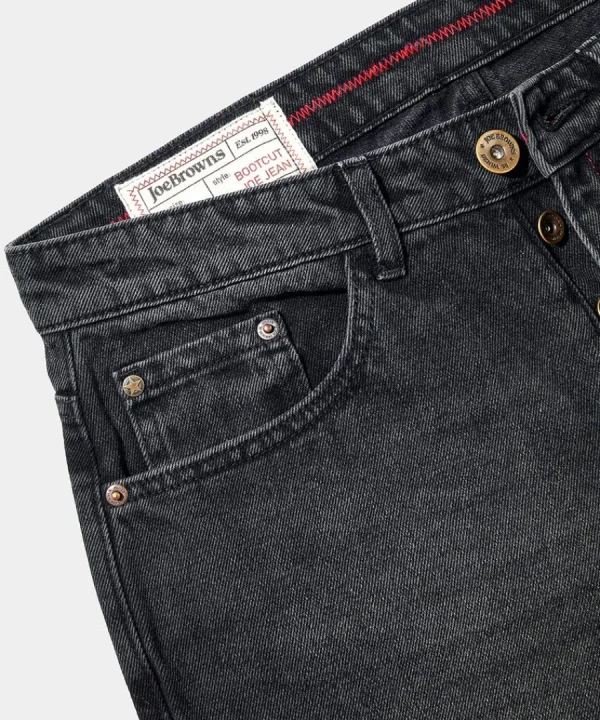 Cheap Joe Browns Rocking Bootcut Jeans Black Wash