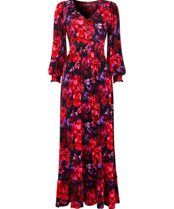 Store Joe Browns Romantic Florals Jersey Dress Red