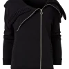 Clearance Joe Browns Ronnie Zip Front Jersey Top Black