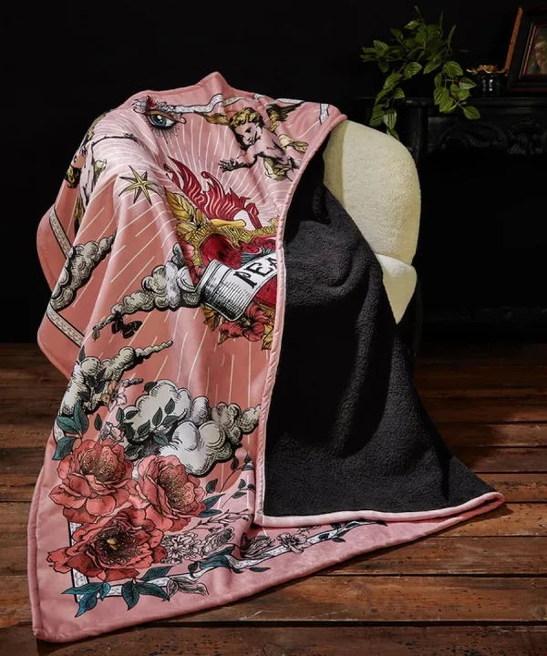 Fashion Joe Browns Roses And Rebels Throw Pink