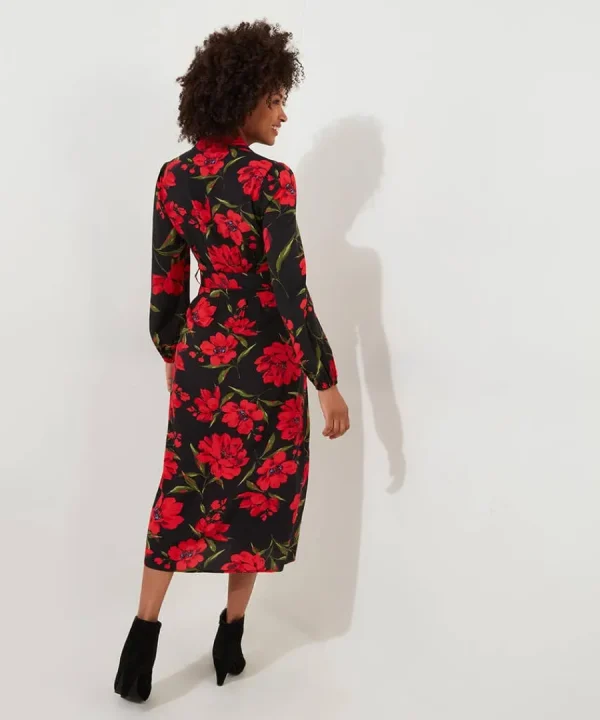 Clearance Joe Browns Roses Are Red Dress Black