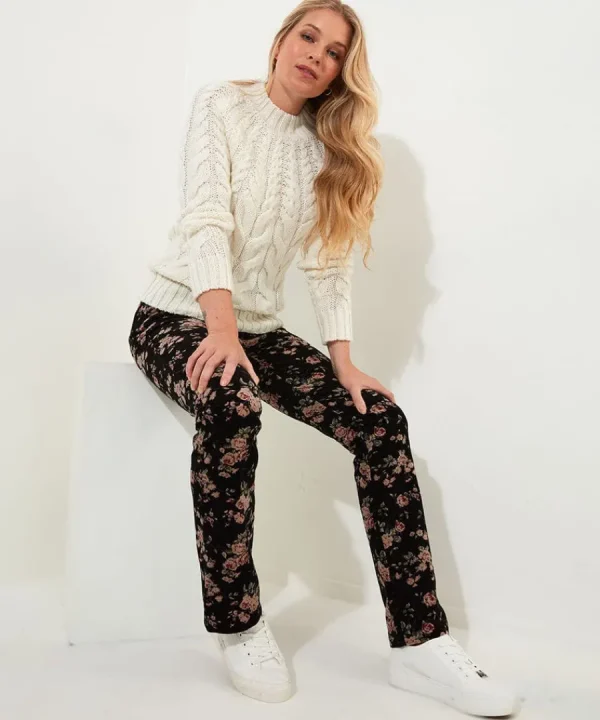 Best Sale Joe Browns Rosie Moleskin Trousers Black
