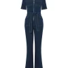 Cheap Joe Browns Roxie Denim Jumpsuit Black / Blue