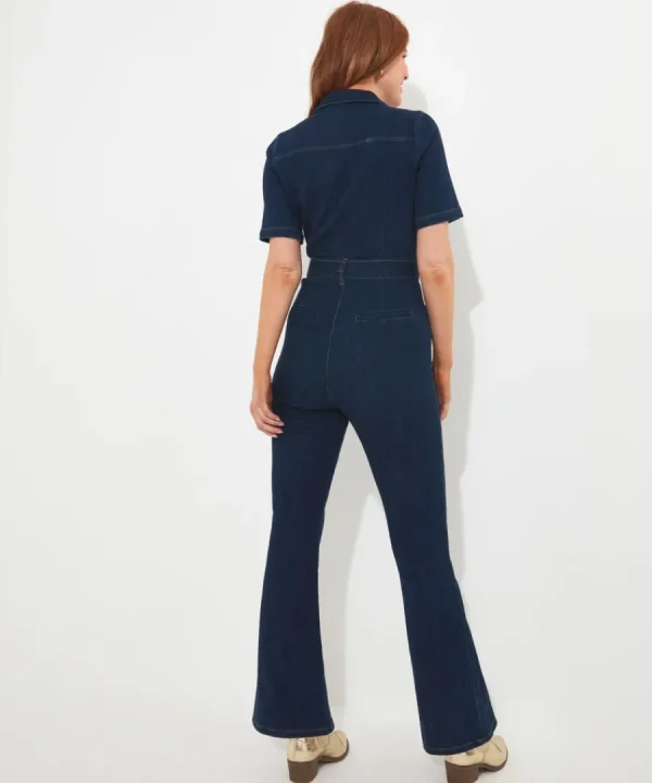 Cheap Joe Browns Roxie Denim Jumpsuit Black / Blue