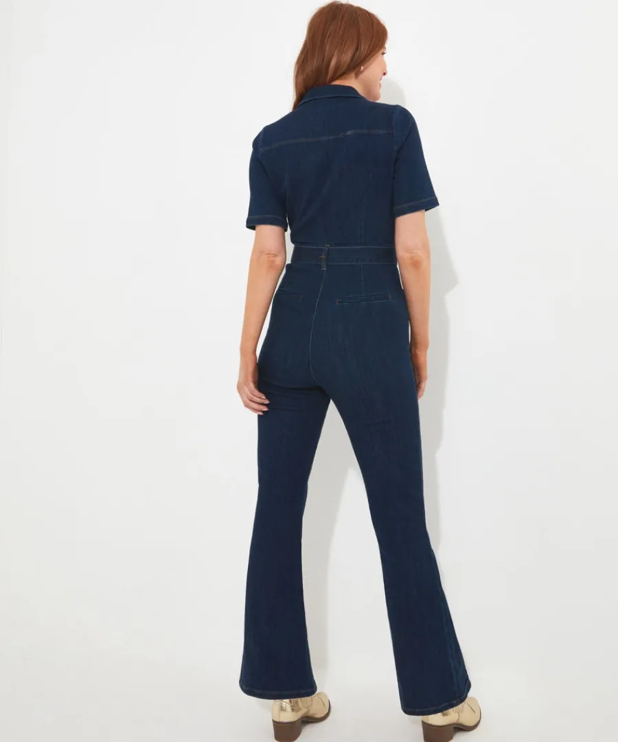 roxie_denim_jumpsuit_3.webp Cheap Joe Browns Roxie Denim Jumpsuit Black / Blue
