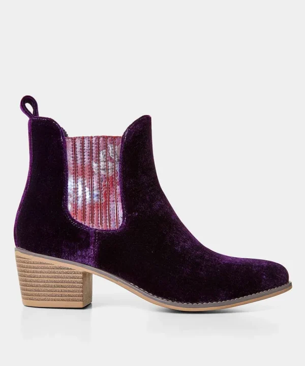 Sale Joe Browns Rumour Has It Velvet Boots Purple