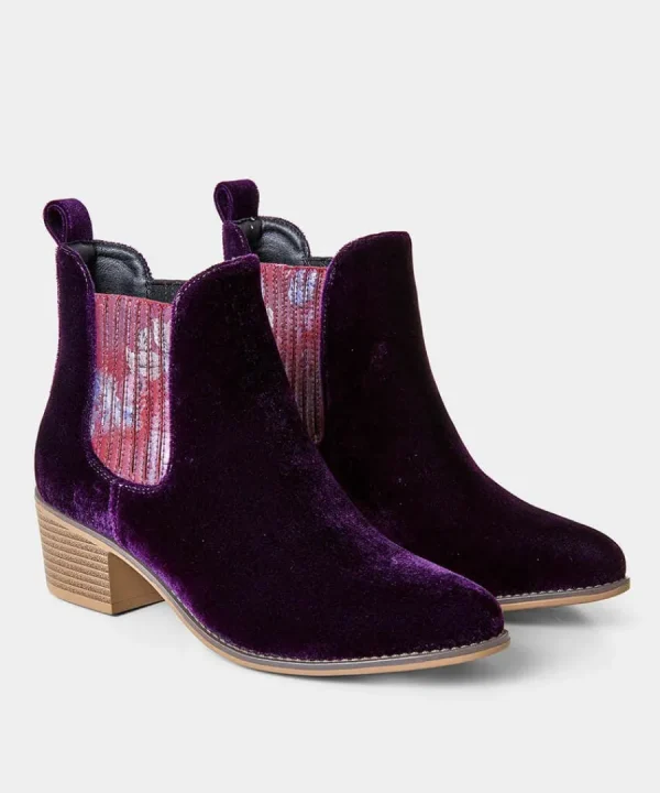Sale Joe Browns Rumour Has It Velvet Boots Purple