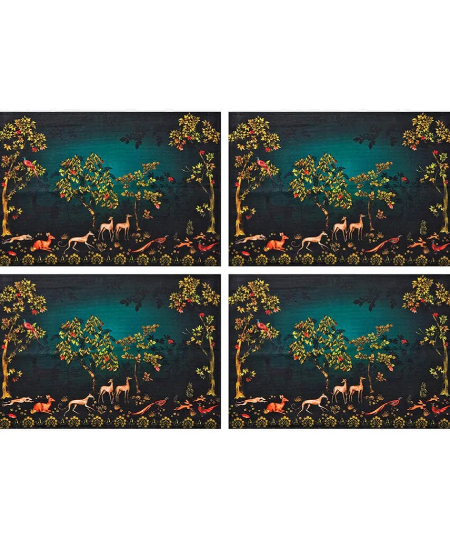 scenes_of_the_forest_plac_0.webp Store Joe Browns Scenes Of The Forest Placemats Green