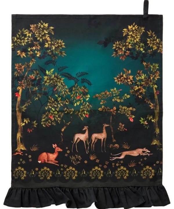 Cheap Joe Browns Scenes Of The Forest Teatowels Dark Green