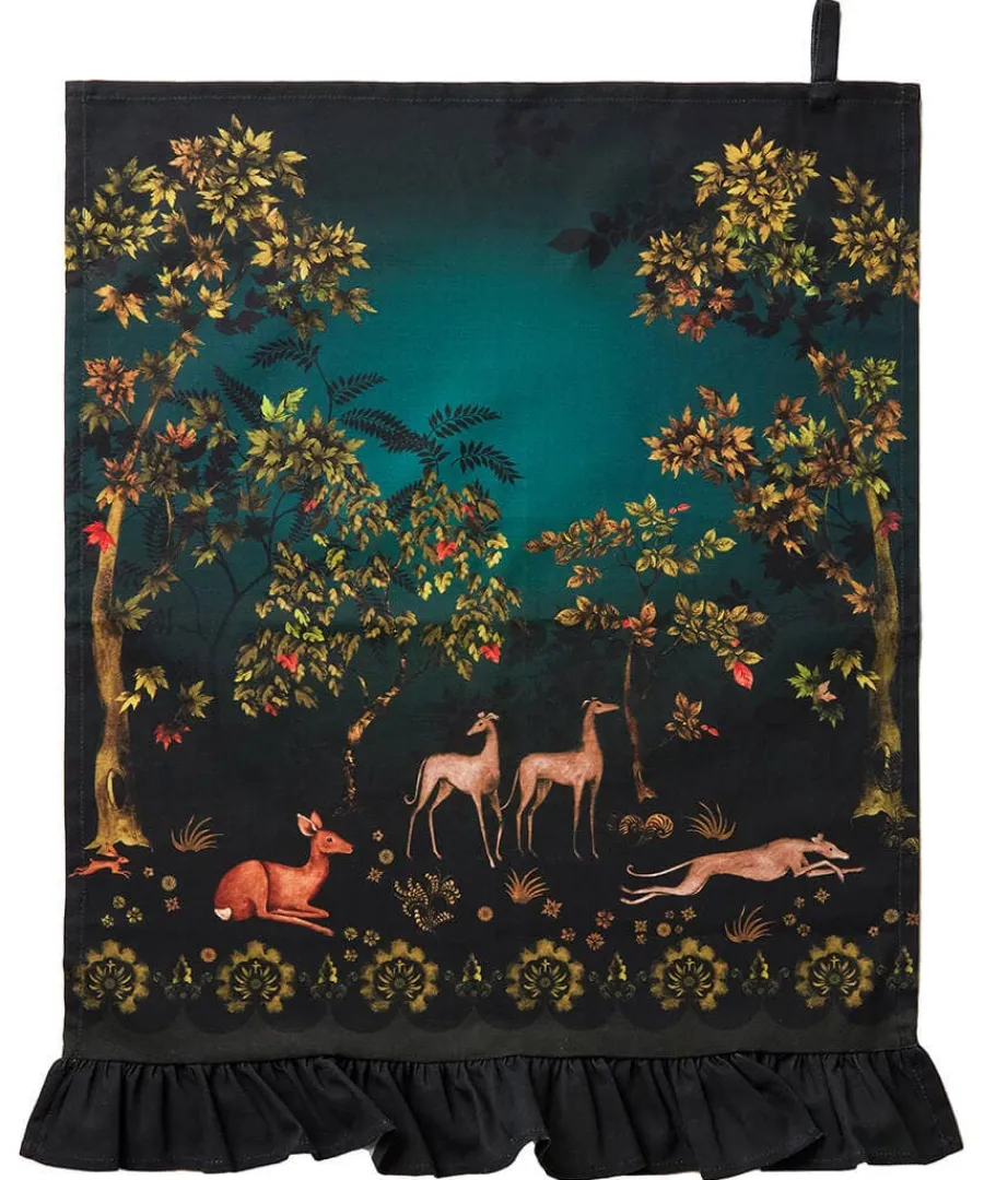scenes_of_the_forest_teat_3.webp Cheap Joe Browns Scenes Of The Forest Teatowels Dark Green