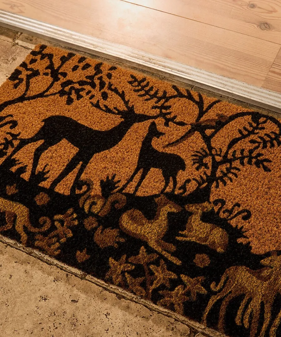 secret_forest_doormat_1.webp Shop Joe Browns Secret Forest Doormat Black