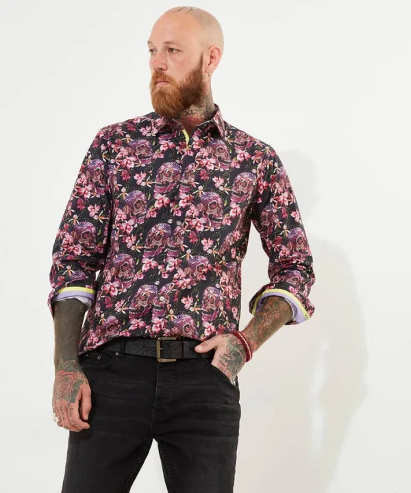 Best Sale Joe Browns Sensational Skull Shirt Black