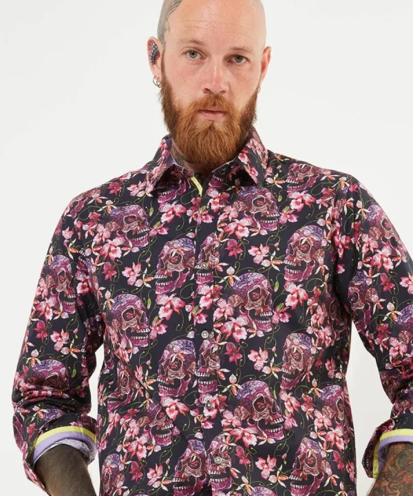 Best Sale Joe Browns Sensational Skull Shirt Black
