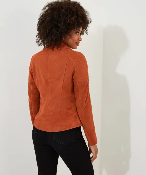 Best Joe Browns Sensational Suede Jacket Orange