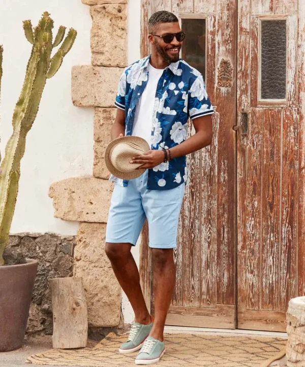 Best Joe Browns Sensational Summer Shorts Pale Blue / Dirty Rose / Ocean / Blue / White