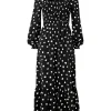 Shop Joe Browns Serena Spot Dress Black