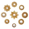 Discount Joe Browns Set Of 9 Framed Mirrors Gold
