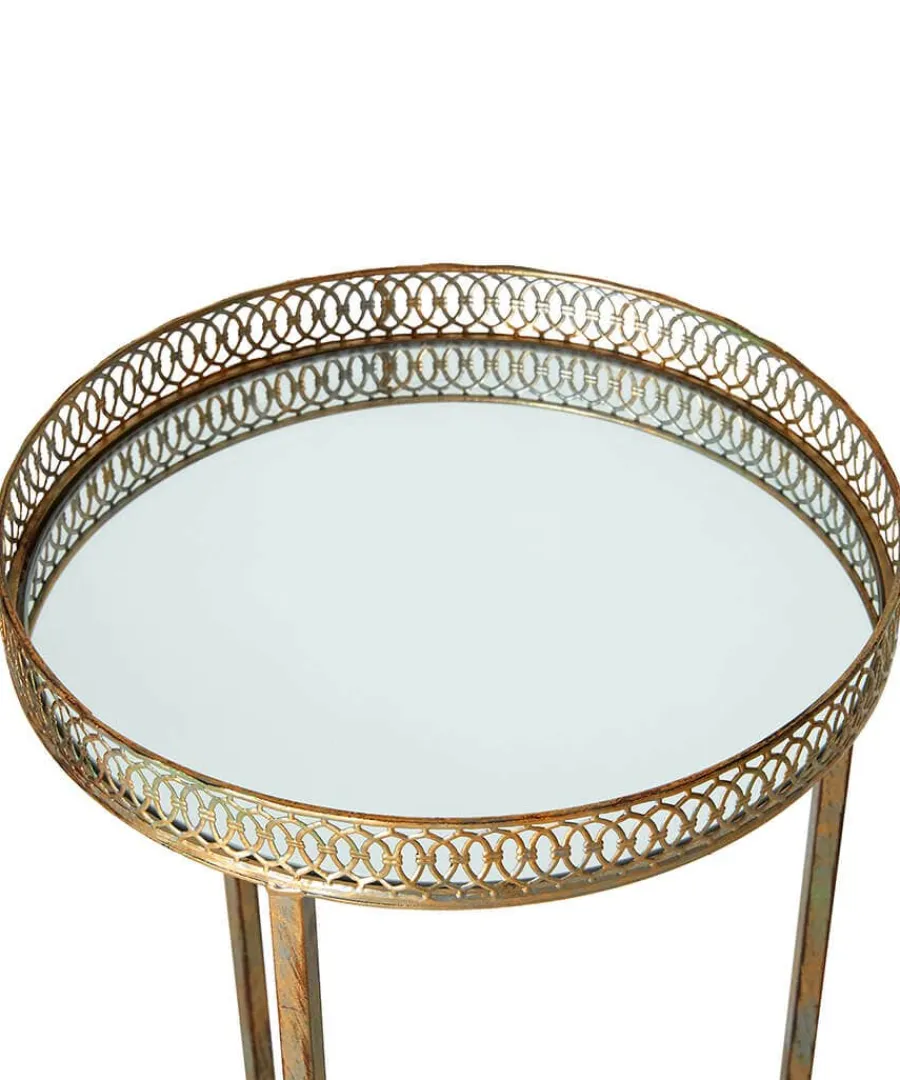 set_of__portobello_mirror_1.webp Discount Joe Browns Set Of 2 Portobello Mirrored Side Tables Gold
