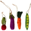 Online Joe Browns Set Of 4 Very Veggie Hanging Christmas Decorations Multi