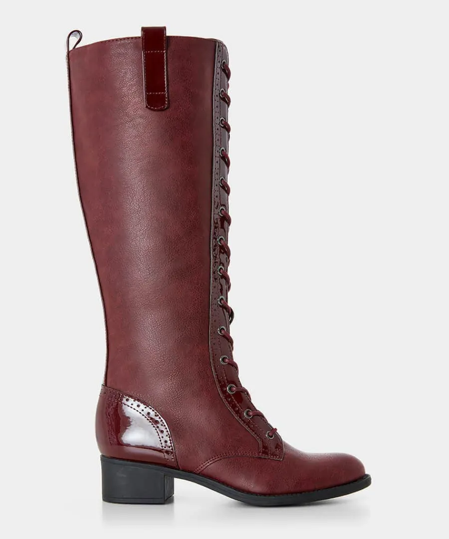 sharp_and_smart_lace_up_b_0.webp Cheap Joe Browns Sharp And Smart Lace Up Boots Burgundy