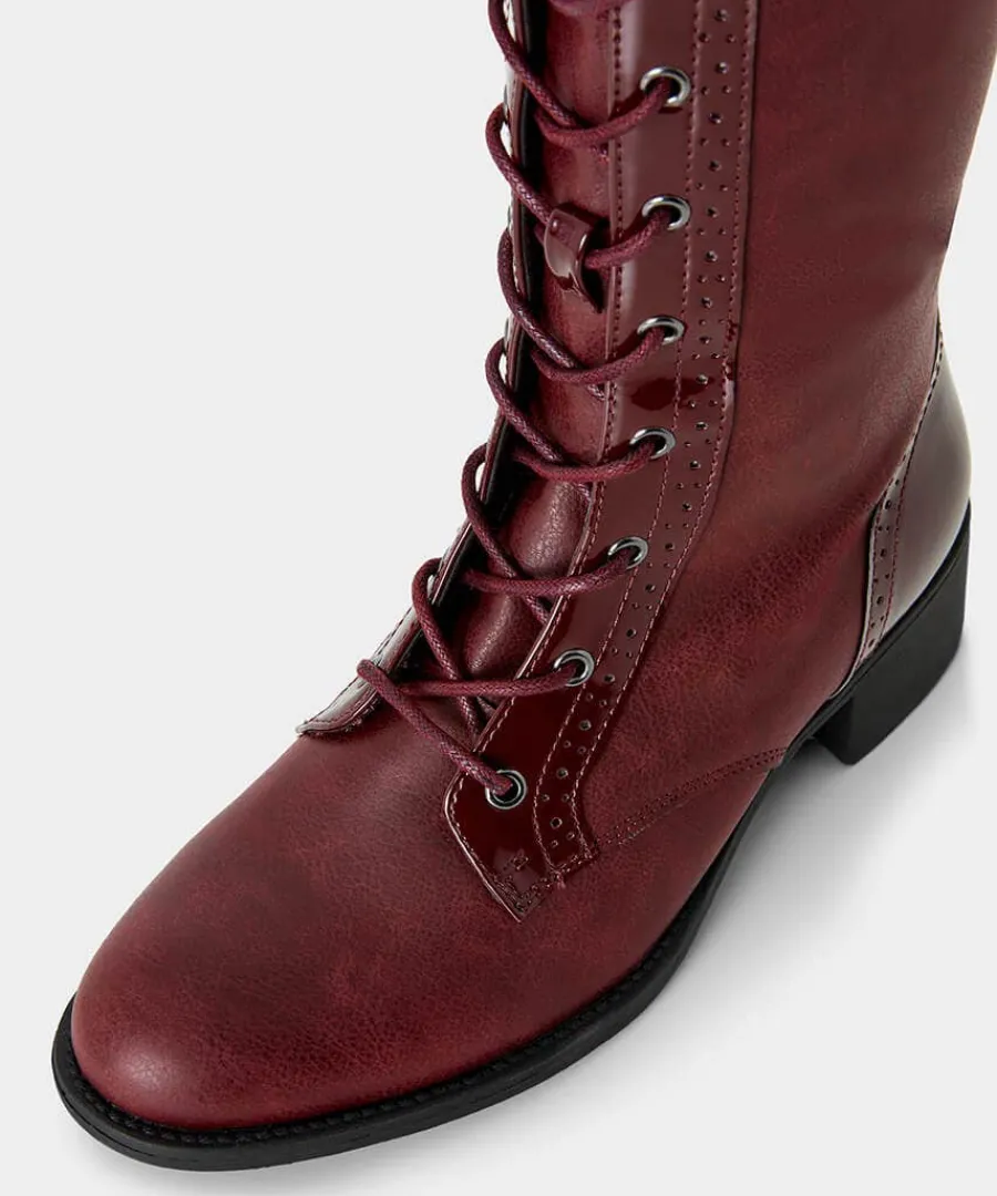sharp_and_smart_lace_up_b_3.webp Cheap Joe Browns Sharp And Smart Lace Up Boots Burgundy