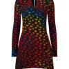 Hot Joe Browns Shine Bright Tunic Black