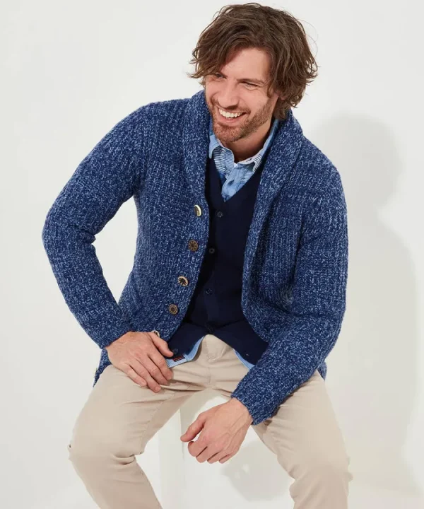 Shop Joe Browns Shore Cardigan Grey / Blue