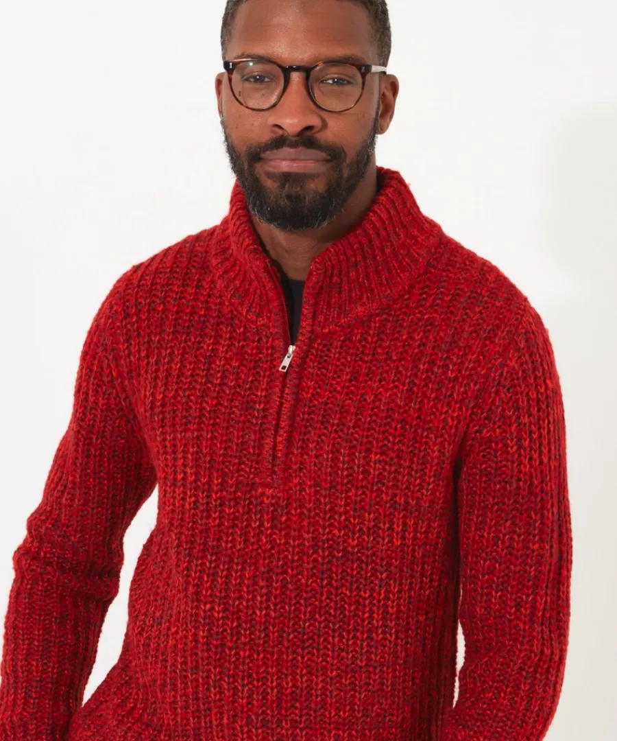 shore_funnel_knit_3.webp Cheap Joe Browns Shore Funnel Knit Red / Blue / Green / Grey / Mustard / Dark Green