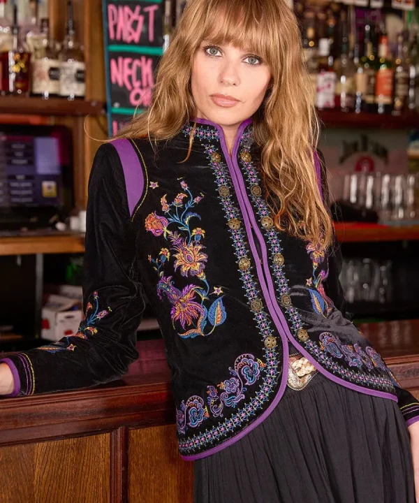 Flash Sale Joe Browns Show Stopper Embroidered Boutique Jacket Black