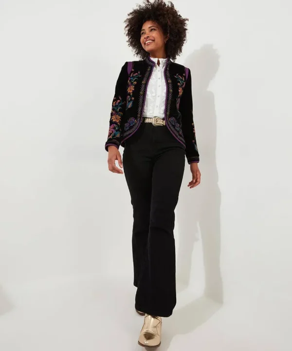 Flash Sale Joe Browns Show Stopper Embroidered Boutique Jacket Black
