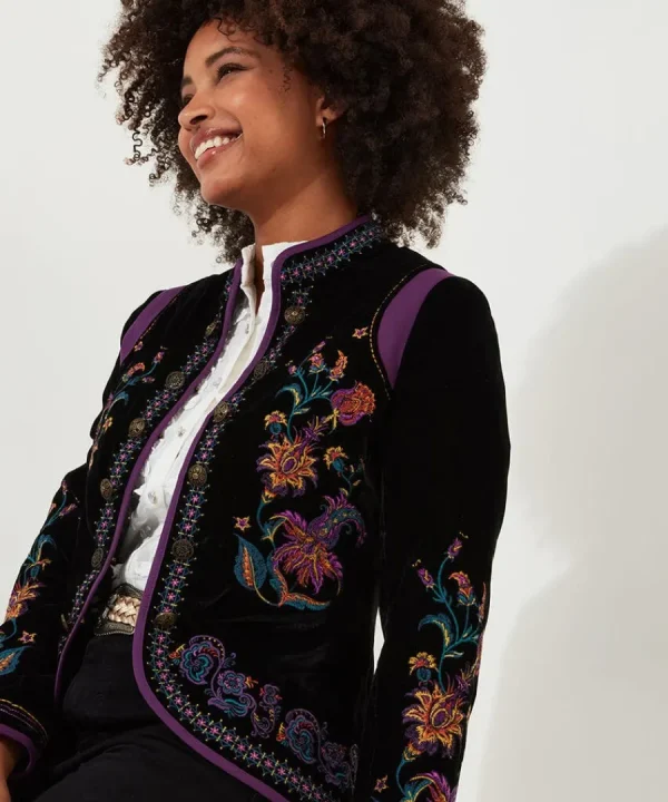 Flash Sale Joe Browns Show Stopper Embroidered Boutique Jacket Black