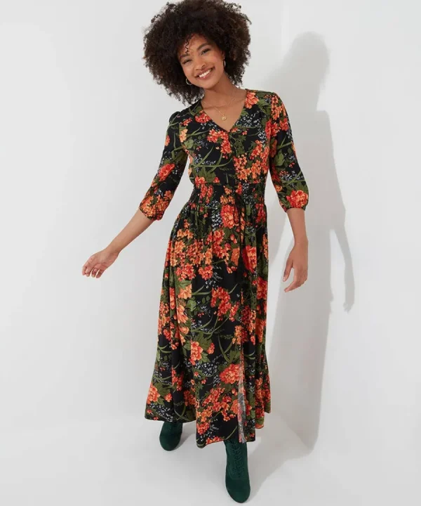 Store Joe Browns Sienna Florals Dress Black
