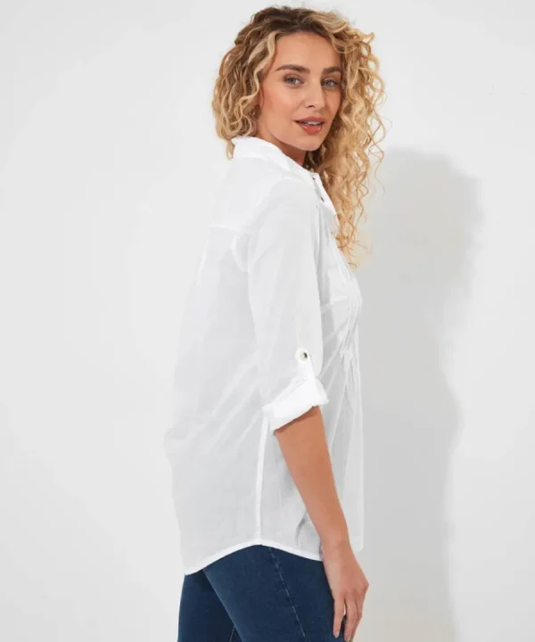 Clearance Joe Browns Simon's Summer Longline Blouse White