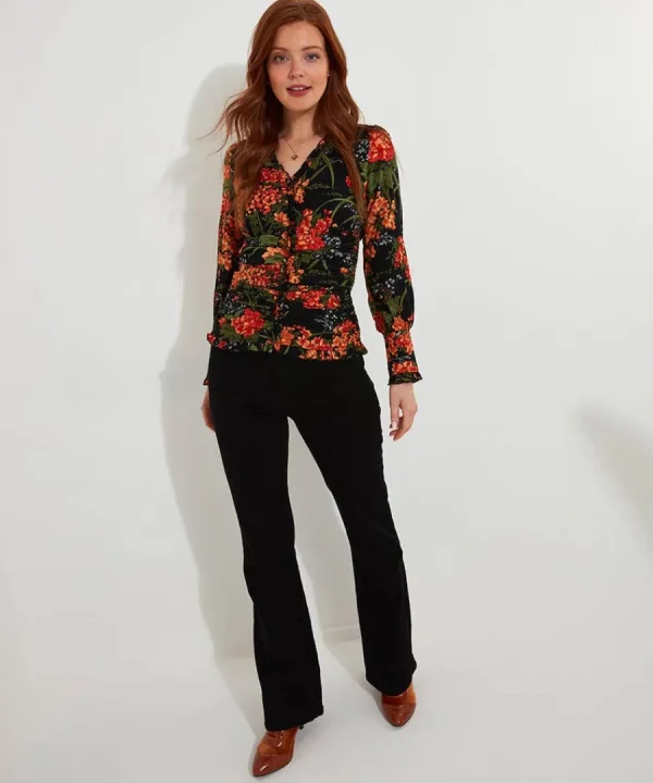 Cheap Joe Browns Simon's Vintage Printed Blouse Black