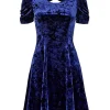 Outlet Joe Browns Simply Perfect Crushed Velour Tunic Dress Midnight
