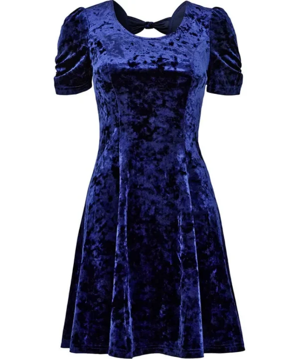 Outlet Joe Browns Simply Perfect Crushed Velour Tunic Dress Midnight