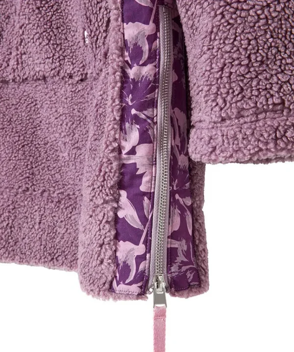 Fashion Joe Browns Sloe Joes Borg Fleece Funnel Purple