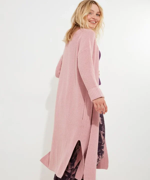 New Joe Browns Sloe Joes Cosy Knitted Cardigan Pink