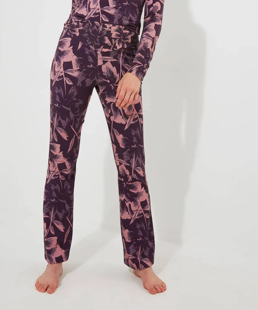 sloe_joes_floral_flared_t_2.webp Cheap Joe Browns Sloe Joes Floral Flared Trouser Purple